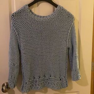 Free people boatneck cotton sweater